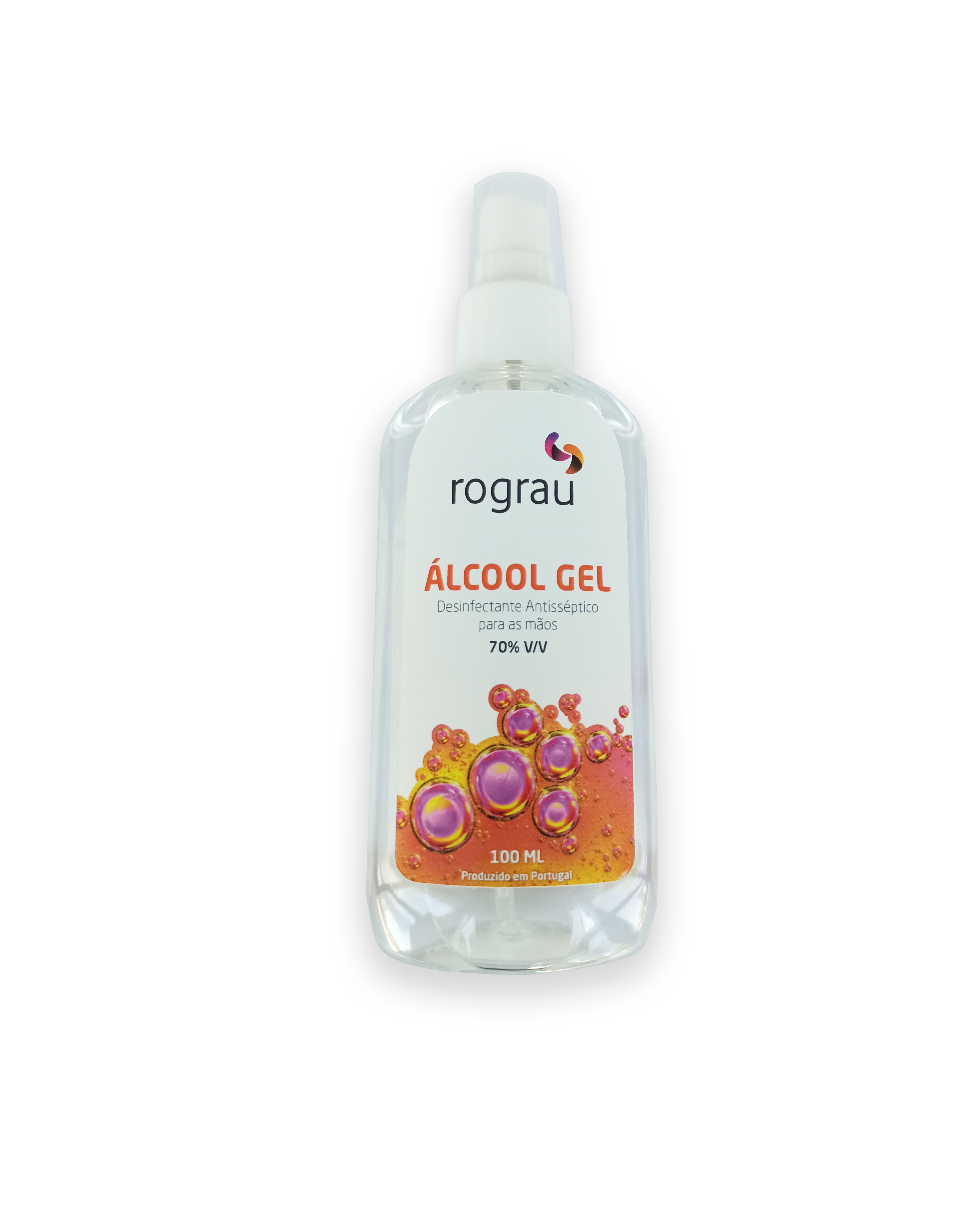 &Aacute;lcool gel spray embalagem 100 ml