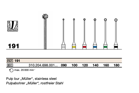 "Pulp Bur ""Muller"" 160"