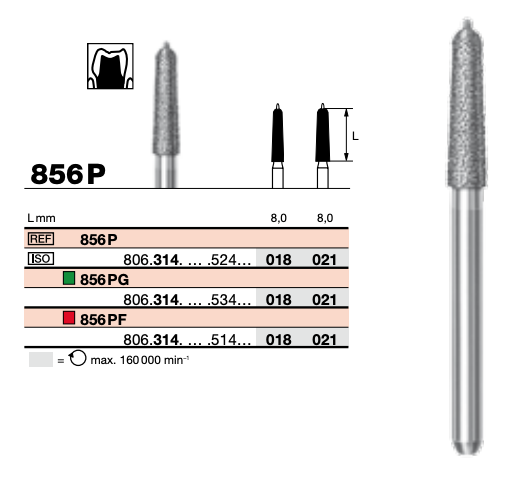 Diamond with Pin Guide 021 (UN)