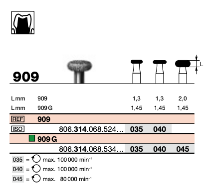 Diamond Medium 040 wheel