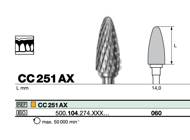 TC cutter grenade 060