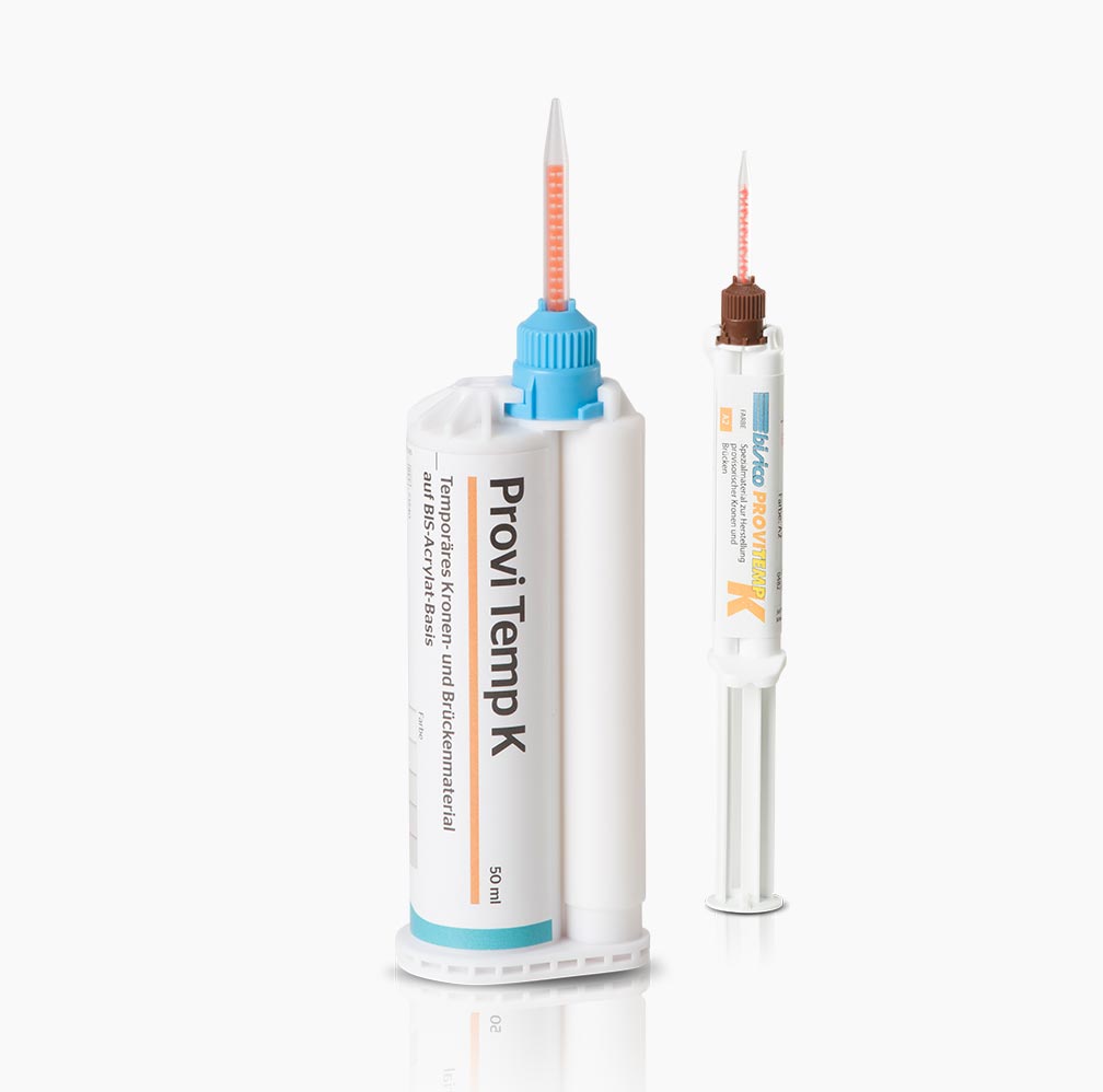 Bisico Provi Temp K A2 (50ml) w/ 15 mixing tips light blue