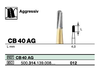 TC Crown Cutter Cylinder Round 012