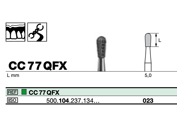 QFX- FINE TOOTHING W/ CROSS-CUT
